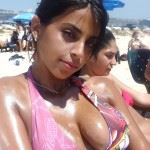 sexy indian girlfriend on the beach
