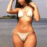 wide hips beach girl